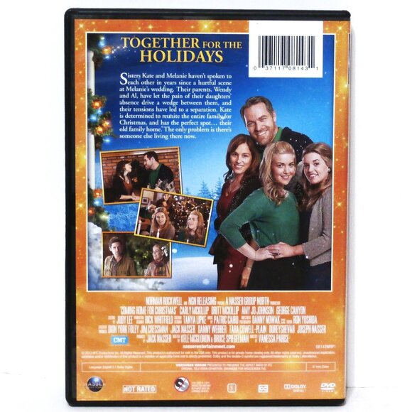 Norman Rockwell COMING HOME FOR CHRISTMAS DVD Carly McKillip, Britt McKillip - Picture 2 of 5
